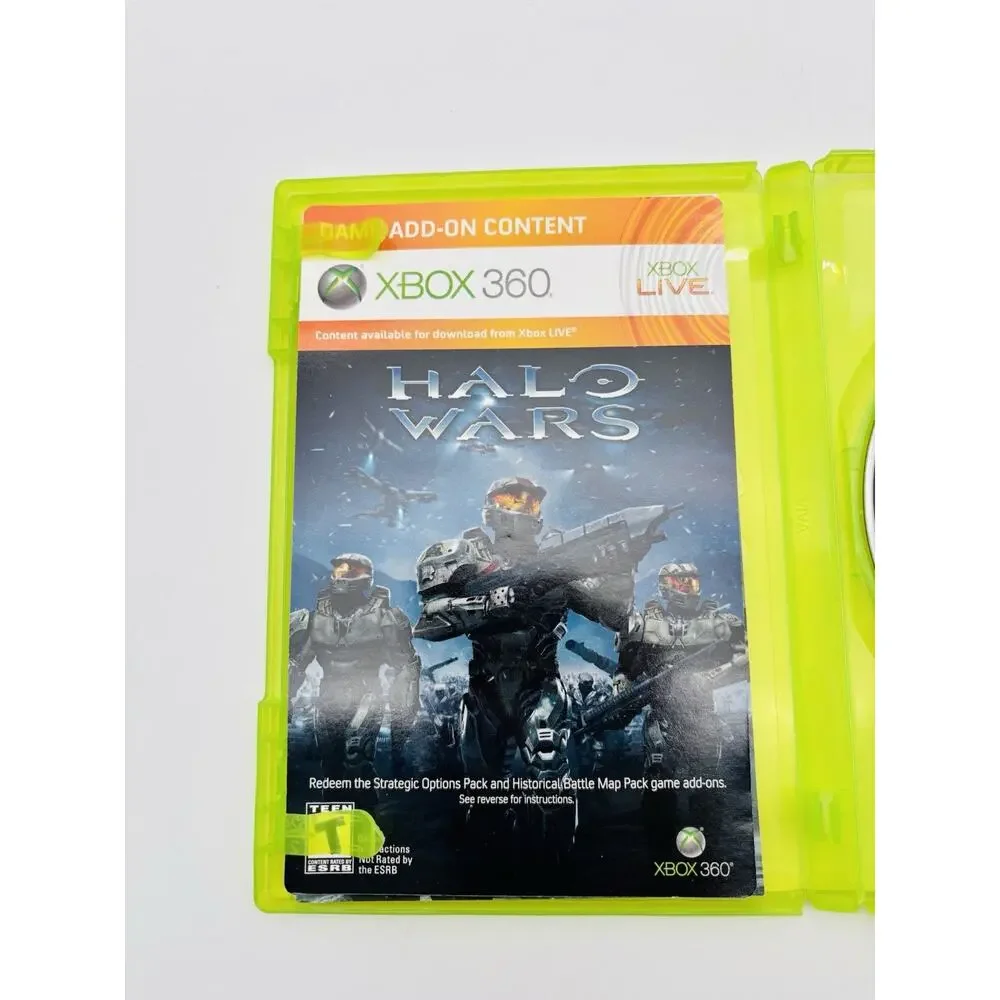 Halo Wars (Xbox 360) Platinum Hits CIB COMPLETE TESTED WORKS VG CONDITION
